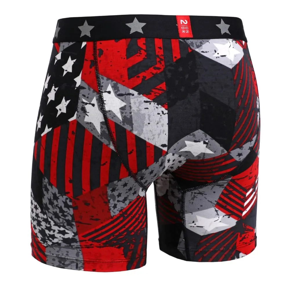 '2UNDR' Men's Swing Shift 6" Boxer Brief - Freedom 2