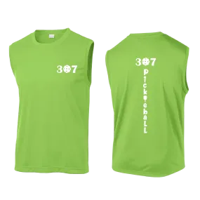 307 Wyoming Pickleball Club | Men's Sleeveless Pickleball Shirt | 100% Polyester