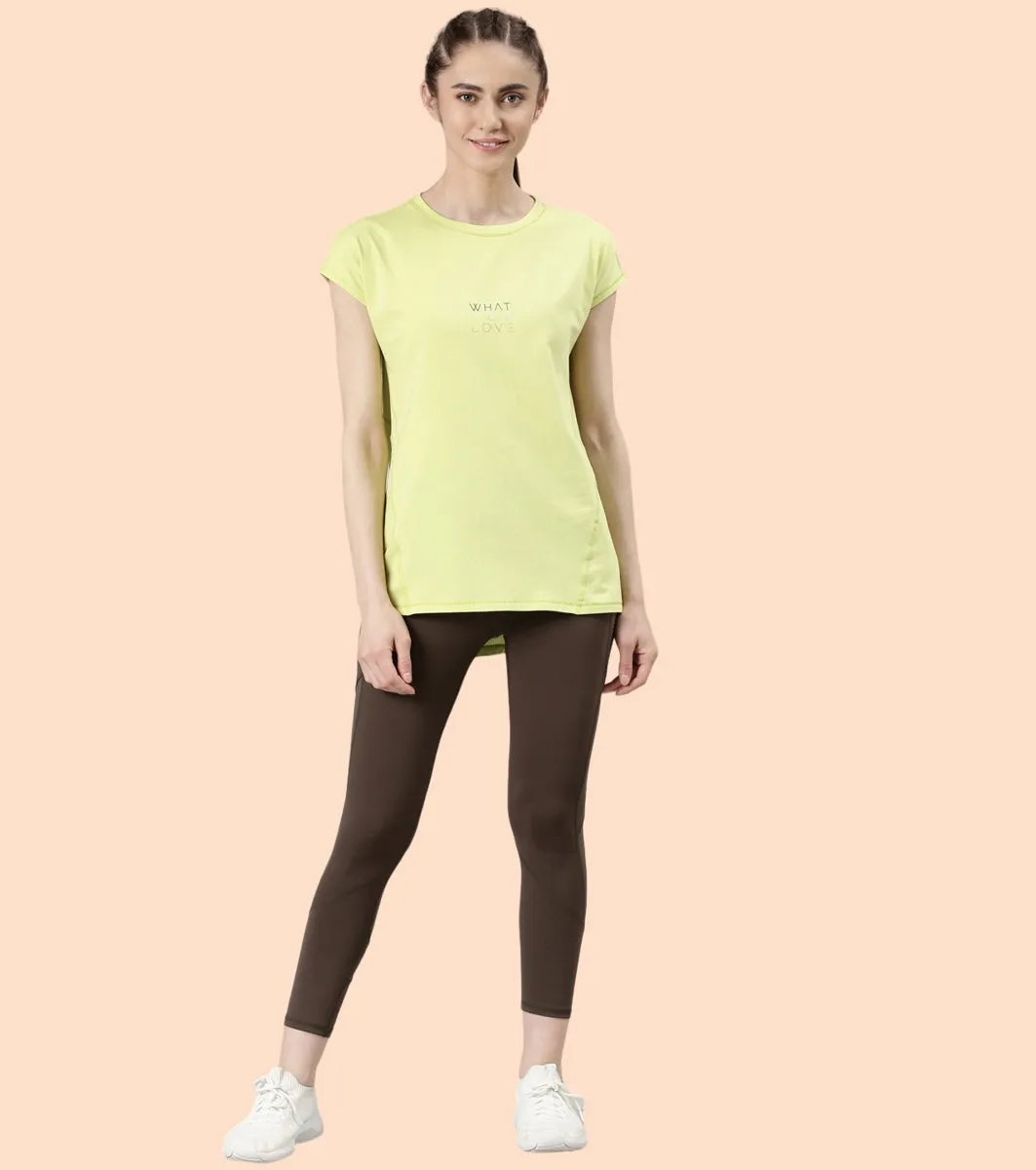 Active Stay Fresh Tee | Dry Fit Cotton Spandex Workout Tee