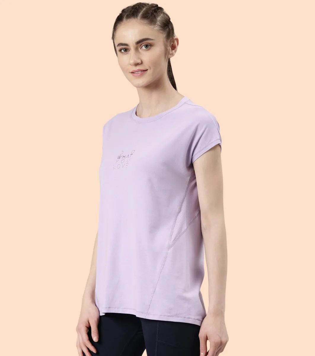 Active Stay Fresh Tee | Dry Fit Cotton Spandex Workout Tee