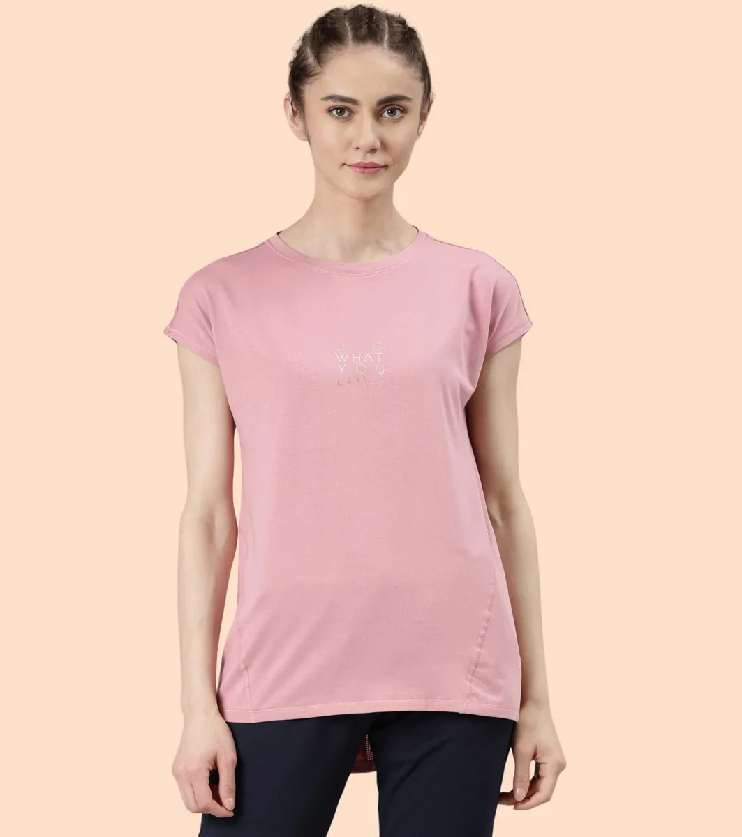 Active Stay Fresh Tee | Dry Fit Cotton Spandex Workout Tee