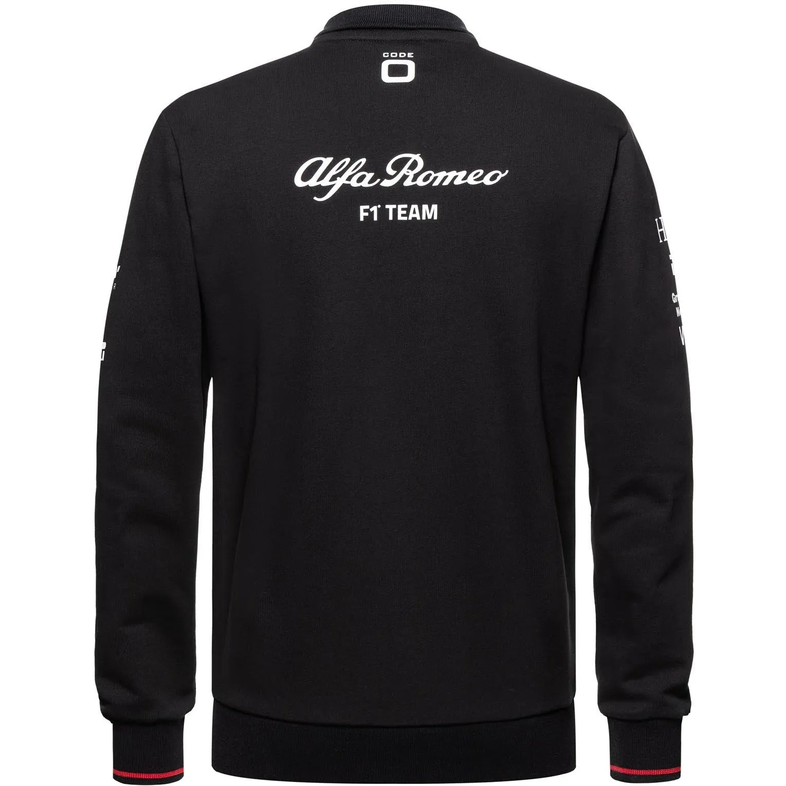 Alfa Romeo Racing F1 2023 Men's Team Full Zip Sweat Jacket - Black