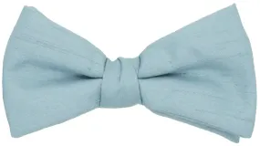 Antique Blue Shantung Bow Ties