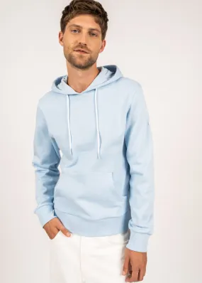 Benji hooded sweatshirt - plain, in fleece (CIEL)