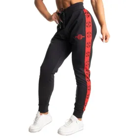 Better Bodies Chelsea Track Pants - Black/Red