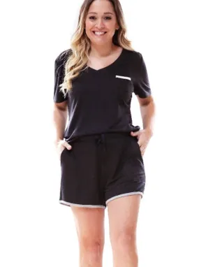 Black Weekender Lounge Shorts