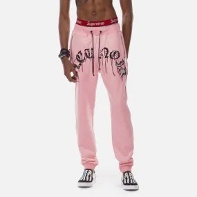 Bleunoir Thick Thread Jogger Pants - Shell Pink