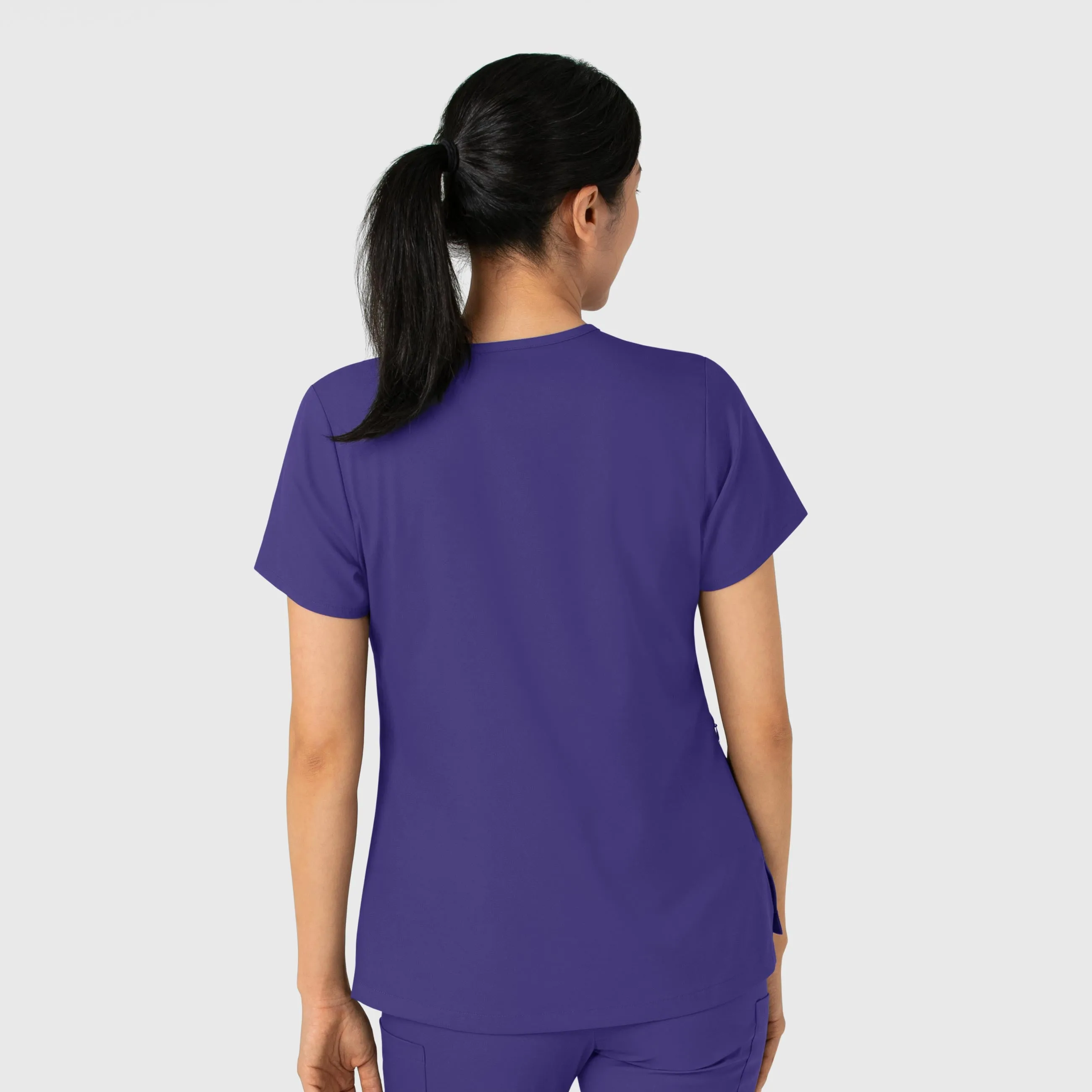 Boundless Women's Tuck-In Scrub Top - Grape