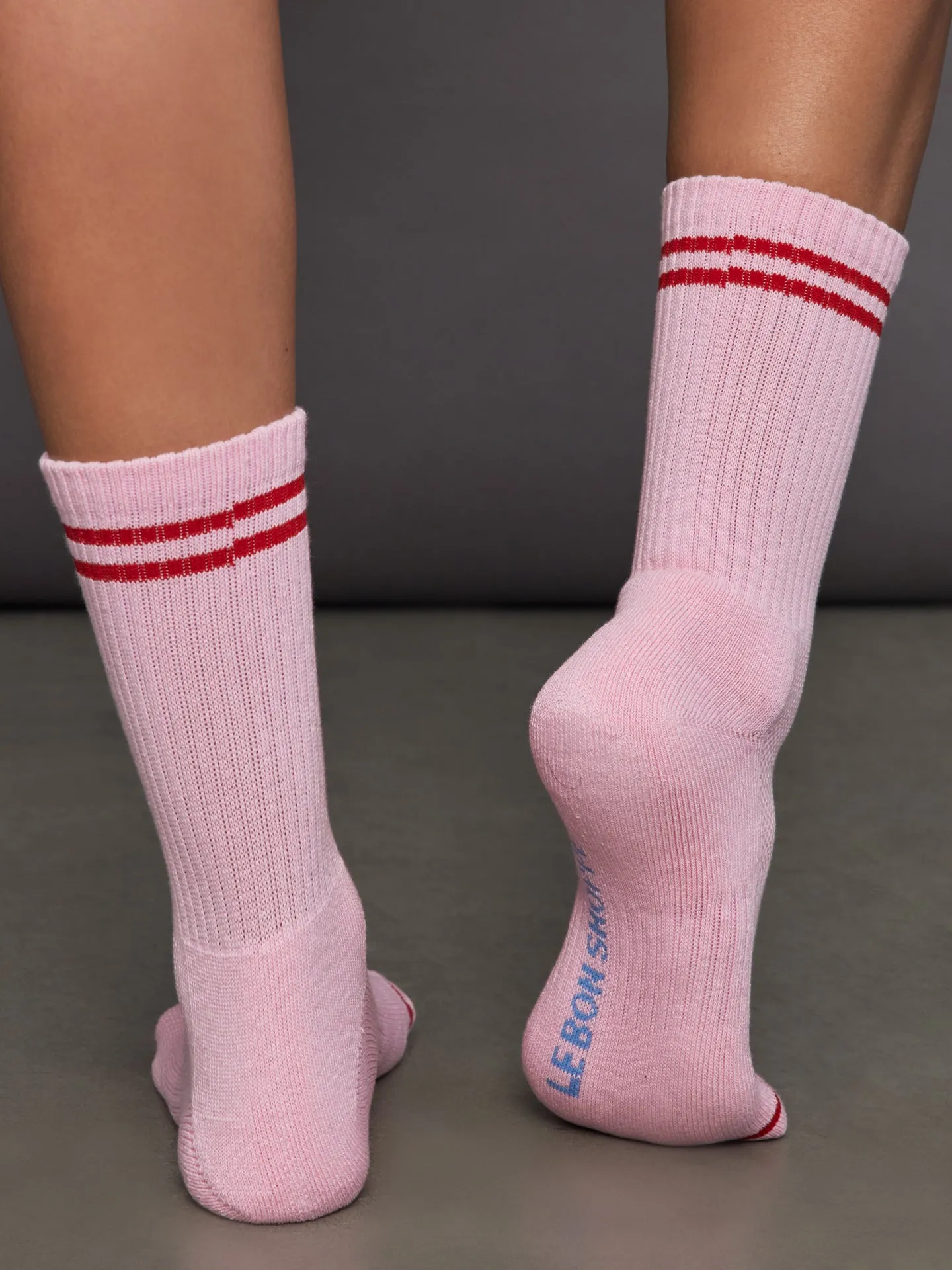 Boyfriend Socks - Amour Pink