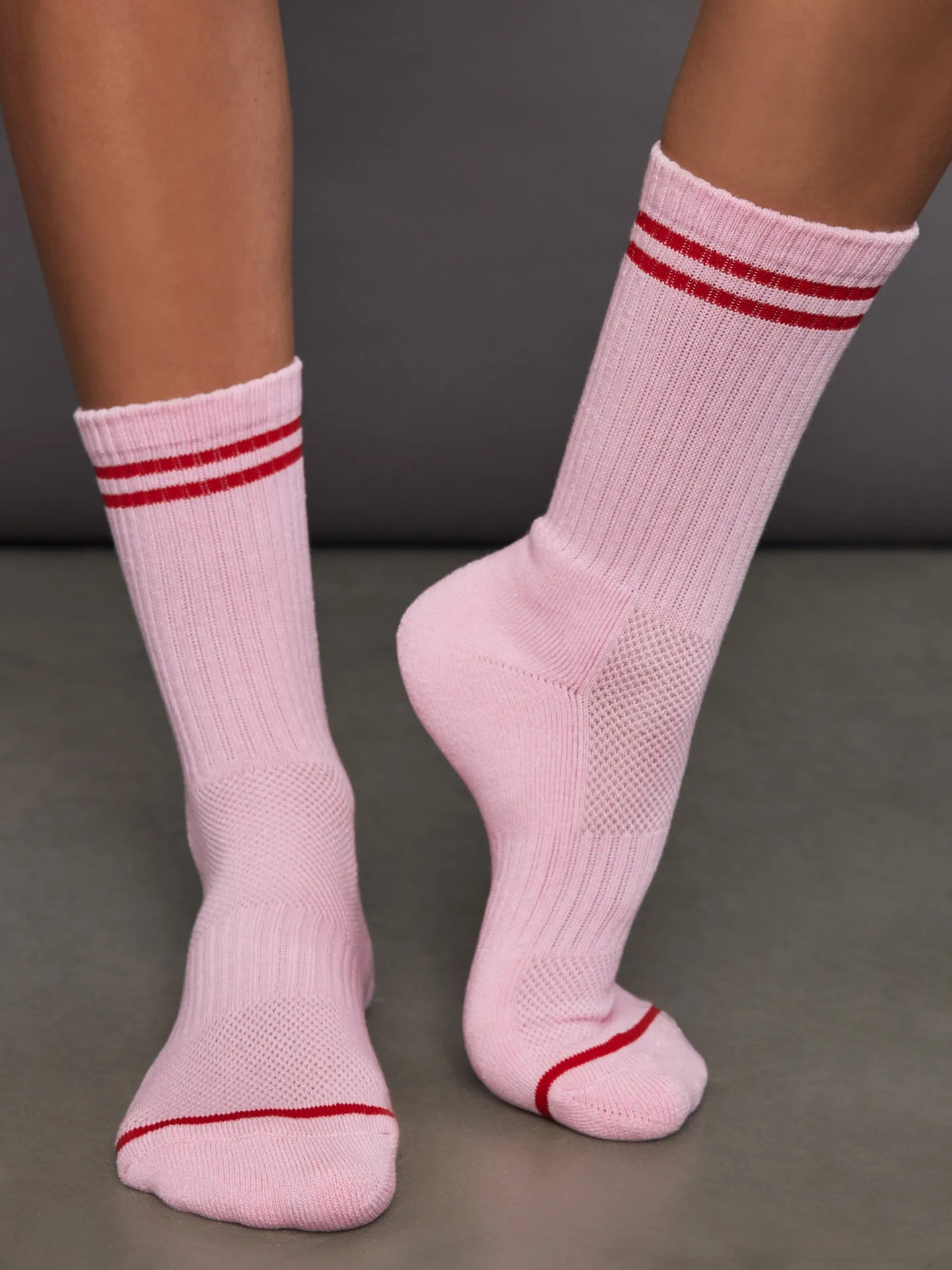 Boyfriend Socks - Amour Pink