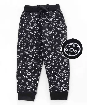 Boys Sporty AOP Print Fleece Track Pant