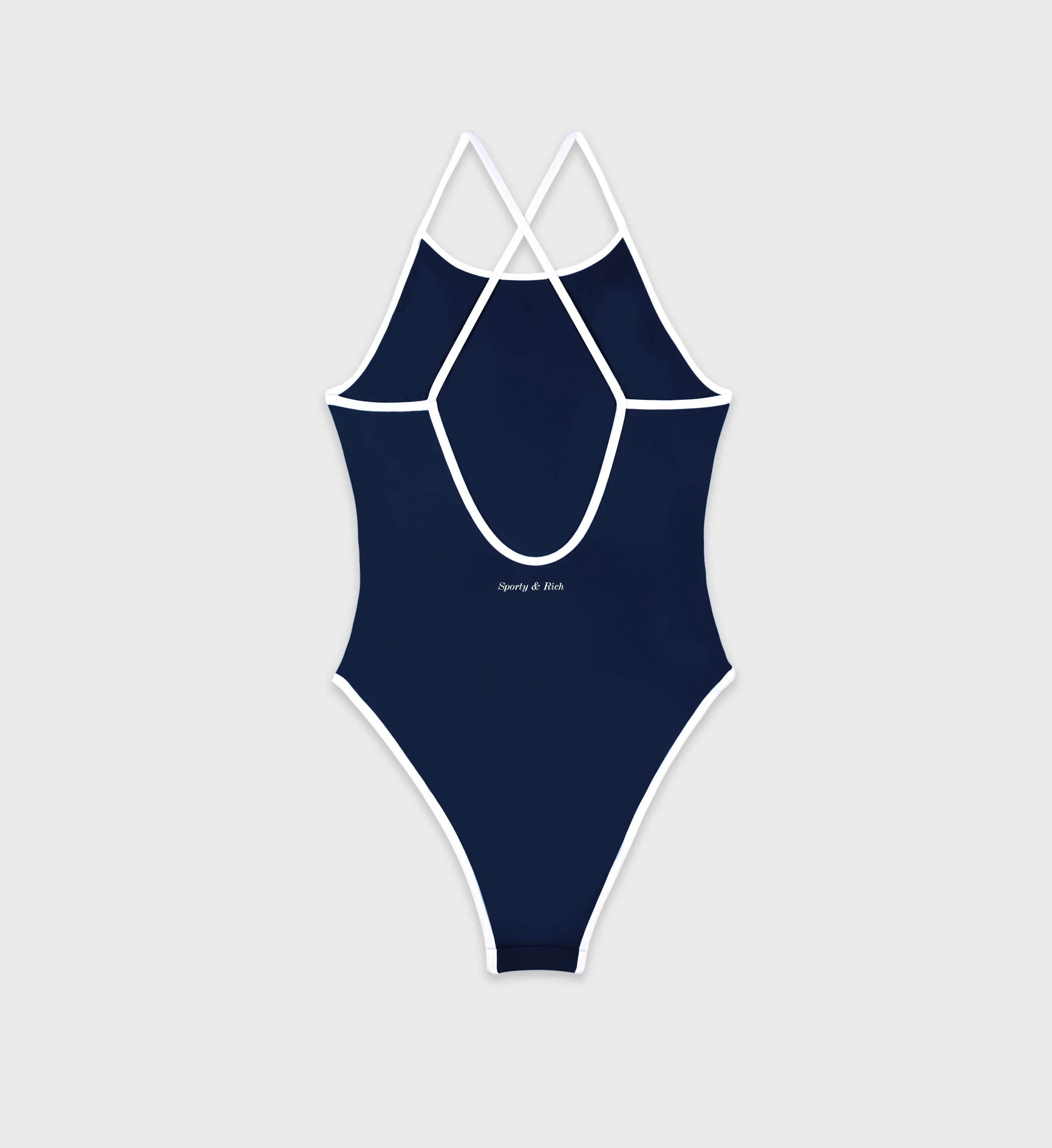 Eden Crest Bathing Suit - Navy/White