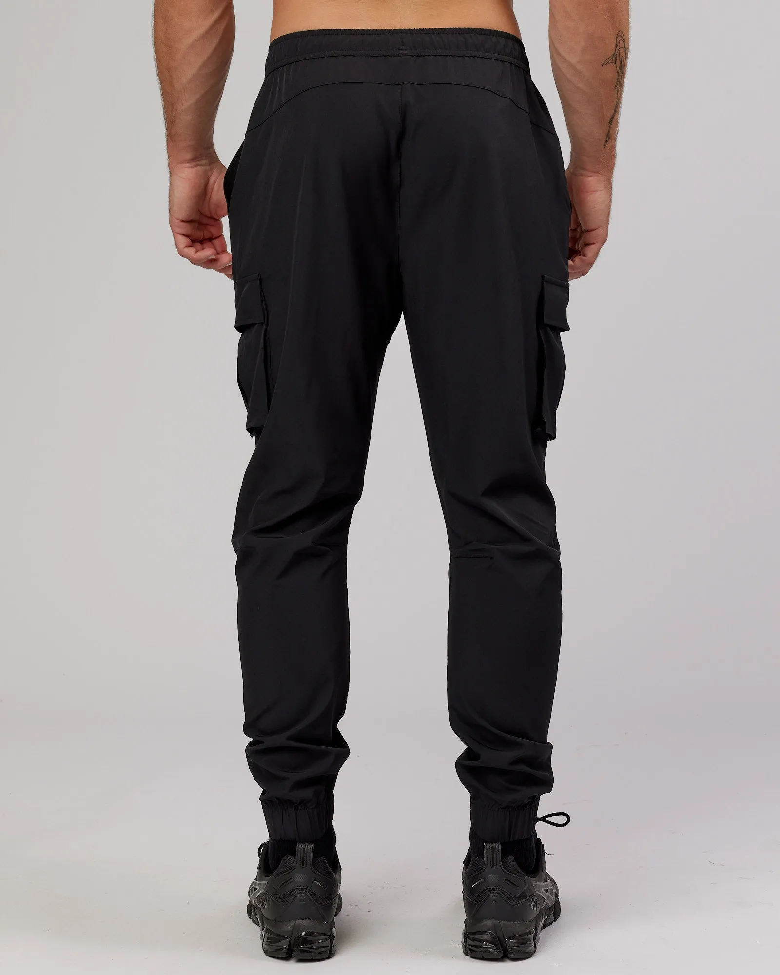 Energy Stretch Performance Cargo Joggers - Black