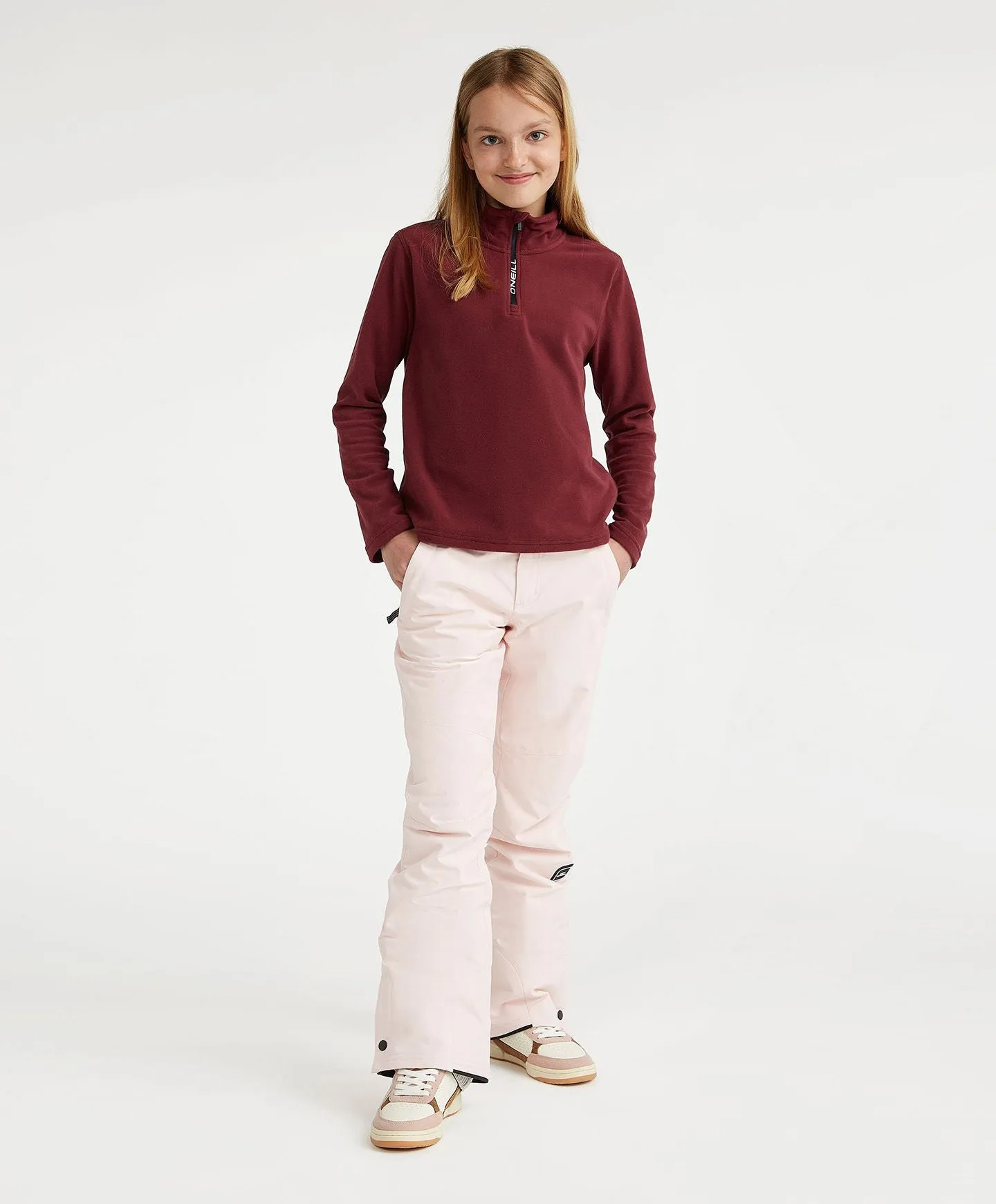 Girl's Star Snow Pants - Peach Whip