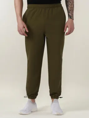 Jniel Men Polyester Green Training Pant