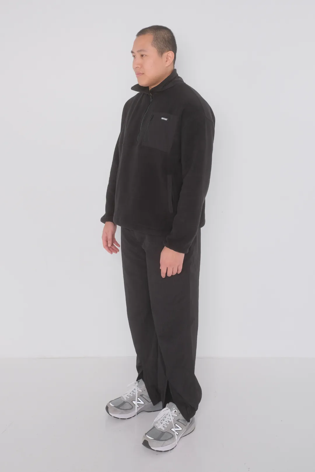 Parachute Nylon Pants - Black