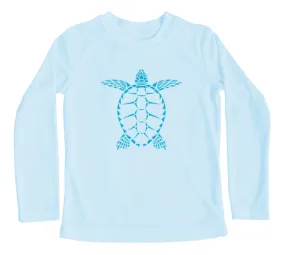 Sea Turtle Swim Shirt (Toddler - Arctic Blue)