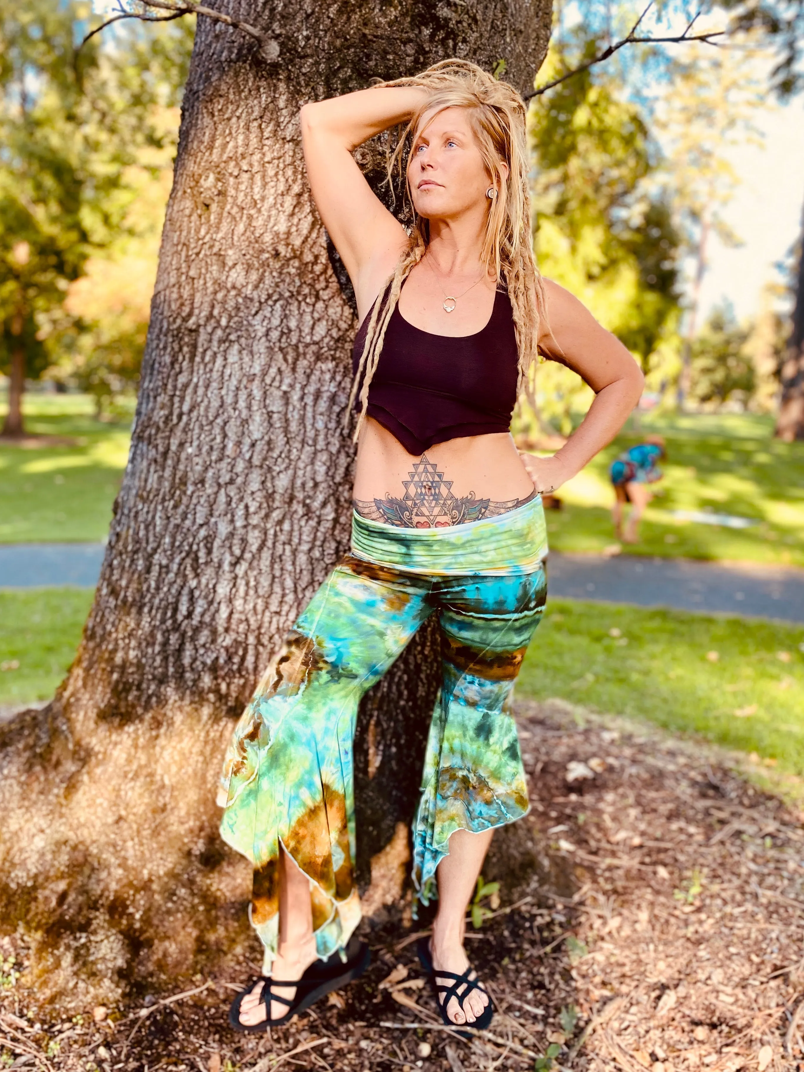 Tie Dye Mermaid Capris